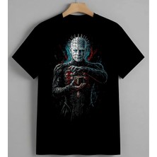 Insan Anatomisi Teknoloji Syh Unisex Erkek Kadın Oversize Tişört Siyah