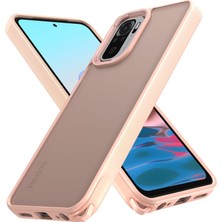 Ny Joy Redmi Note 10 Pro Kılıf Elegant Kapak - Pudra