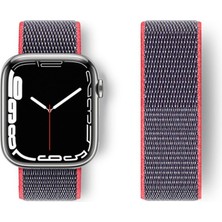 Ny Joy Watch 42MM Hasırlı Cırtcırtlı Kordon - Pembe