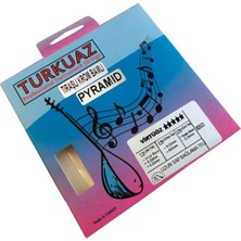 St. Morritz BD522 0.22 mm Pyramid + Traşlı Krom Bamlı Takım Tel Uzun Sap Bağlama Teli 022