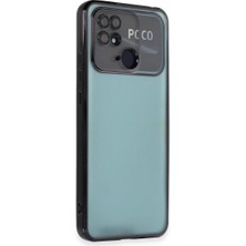 Ny Joy Redmi 10C Kılıf Razer Lensli Silikon - Siyah