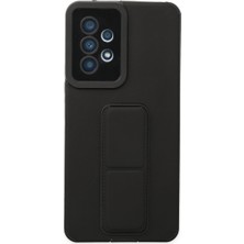 Ny Joy Galaxy A53 5g Kılıf Mega Standlı Silikon - Siyah