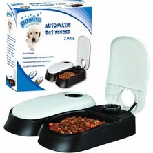 Ny Joy Zaman Ayarlı Otomatik Kedi ve Köpek Mama Kabı Çiftli 27X7X24 cm