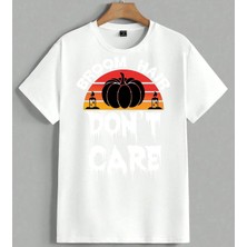 Balkabak Sonbah R Mumlar Unisex Oversize Tişört Beyaz