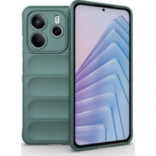 Ny Joy Redmi Note 14 4g Kılıf Optimum Silikon - Koyu Yeşil