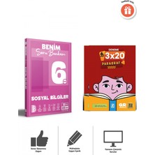 Bigelio Yayıncılık Benim Hocam 2027 6. Sınıf Sosyal Bilgiler Soru Bankası Ve 3x20 Pa