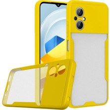 Kmrsfres Newface Xiaomi Poco M5 Kılıf Platin Silikon - Sarı