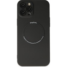 Ny Joy iPhone 12 Pro Kılıf Jack Magneticsafe Lens Silikon - Siyah