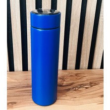 MYK Hediye ve Sanat Atölyesi Kişiye Özel 500 ml Dijital Dereceli & Süzgeçli Vakumlu Çelik Termos
