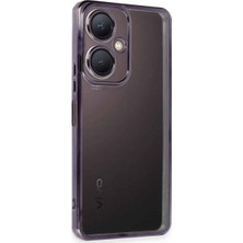 Ny Joy Y27 Kılıf Razer Lensli Silikon - Mor