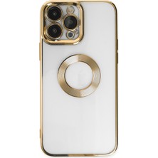 Ny Joy iPhone 14 Pro Kılıf Slot Silikon - Gold