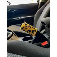 Ny Joy Yumuşak Peluş El Freni Süsü Leopar Desenli