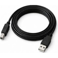 3 Metre USB 2.0 Yazıcı ve Tarayıcı Kablosu Type B Printer Bağlantı Kablosu Tak Çalıştır Siyah Yüksek Performans Dayanıklı Kablo Yapısı