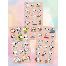 EyER Shoping Snoopy Sticker Seti 50+ Parça