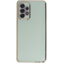 Ny Joy Galaxy A52 Kılıf Volet Silikon - Açık Yeşil