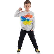 Mshb&G Inşaat Araçları Erkek Çocuk T-Shirt Pantolon Takım