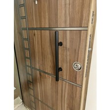 St. Morritz Çelik Kapı Çekme Tutma Kolu Kapı Kolu 30CM Siyah Ayarlanabilir Mekanizma