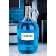 St. Morritz Dekoratif Cam (Softener) Yumuşatıcı Şişesi 1500 ml Siyah Kapaklı