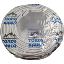 Toros Sinyal Kablosu 3x2,5 Cca Beyaz 100 Metre