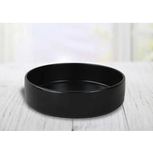 St. Morritz Stackable 21 cm Yemek Tabağı Mat Siyah 1 Adet