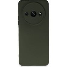 Ny Joy Redmi A3 4g Kılıf Nano Içi Kadife Silikon - Koyu Yeşil