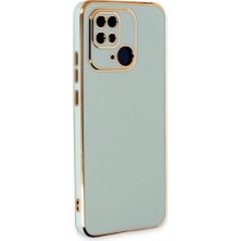 Ny Joy Redmi 10C Kılıf Volet Silikon - Açık Yeşil