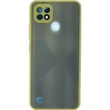 Ny Joy Realme C21 Kılıf Montreal Silikon Kapak - Açık Yeşil