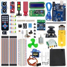 Eğiteklab Ilkokul-Ortaokul Seviyesi Arduino Gelişmiş Süper Başlangıç Eğitim Seti (153 Parça)