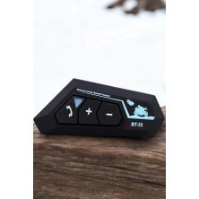 Alkasaz Interkom Intercom Kask Kulaklık BT22 Bluetooth Motosiklet Kulaklık 5.0 Bluetooth