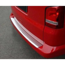 St. Morritz Volkswagen Transporter T-5 2003-2010 Model Arası Krom Arka Tampon Eşiği 3 Parça Paslanmaz Çelik