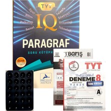 Paraf Yayınları Iq Tyt Paragraf Soru Kütüphanesi+Barış Veözdebir Tyt Deneme+Vantuz