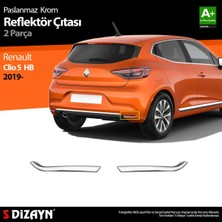 St. Morritz S-Dizayn Renault Clio 5 Krom Reflektör Çıtası 2 Prç. 2019 Üzeri 7027181