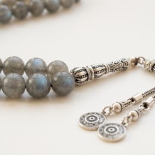 THEIA GemWorks Lugal - Labradorit El Yapımı Tesbih