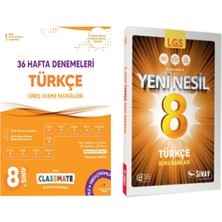 Okyanus Yayınları 8. Sınıf Classmate 36 Hafta Türkçe Denemeleri ve Yeni Nesil Türkçe Soru Bankası