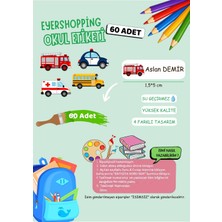 EyER Shoping Isme Özel Su Geçirmez Itfaiye Temalı Okul Etiketi Sticker Kişiye Özel Erkek Çocuk Isim Etiketi 116 Adet