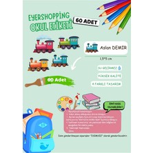 EyER Shoping Isme Özel Su Geçirmez Trentemalı Okul Etiketi Sticker Kişiye Özel Erkek Çocuk Isim Etiketi 116 Adet