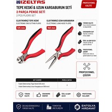 İzeltaş Profesyonel Elektronikçi Tepe Keski ve Kargaburun Seti 2 Parça