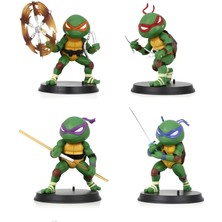 baytoptan Ninja Kaplumbağalar Anime Karakter 4 Lü Set 14CM