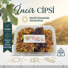 Ege'den Her Yere Kesme İncir Cipsi 300 gr.(Yaklaşık 34-35 Adet) Nazilli'nin Hücre Atp Enerji Kaynağı