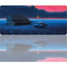 BLS 70X30 cm Büyük Boy Oyuncu Gaming Mouse Pad Kaymaz Kauçuk Taban Fare Altlığı Mousepad