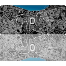BLS 70X30 cm Büyük Boy Oyuncu Gaming Mouse Pad Kaymaz Kauçuk Taban Fare Altlığı Mousepad