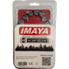 İmaya Kesik Zincir 42 Diş 3/8 (1.5mm)  Köşeli