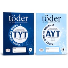 Töder Yayınları 2024-2025 Tyt Ayt Genel Deneme Sınavı 2 – 2’li Yks Türkiye Geneli Deneme Seti