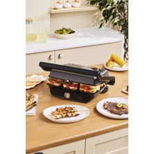 St. Morritz Gastro Grill Glass 2400W Tost ve Izgara Makinesi Walnut Brown 6 Dilim Kapasiteli
