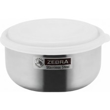 Zebra Thailand Zebra Paslanmaz Çelik Saklama Kabı 18 cm Extra, Plastik Kapaklı, 2 Litre