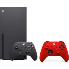 Microsoft Xbox Series x + 2. Kol 9.nesil Wireless Controller Kırmızı ( Ithalatçı Garantili )