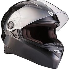 Armor Af-77 Full Face Parlak Siyah