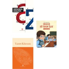 Türk Dil Kurumu Yayınları Ortaokul Sözlüğü (Ciltli-Tdk)-Yazım Kılavuzu-Okulda Bir Takım Işler 3 Kitap Set-Tdk-
