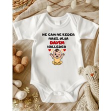 Lupi Dayı Yazılı Bebek Zıbın Yüzde Yüz Pamuk 684
