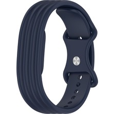 Caseonn Google Fitbit Air Kordon Premium Silikon Spor Kayış Lacivert